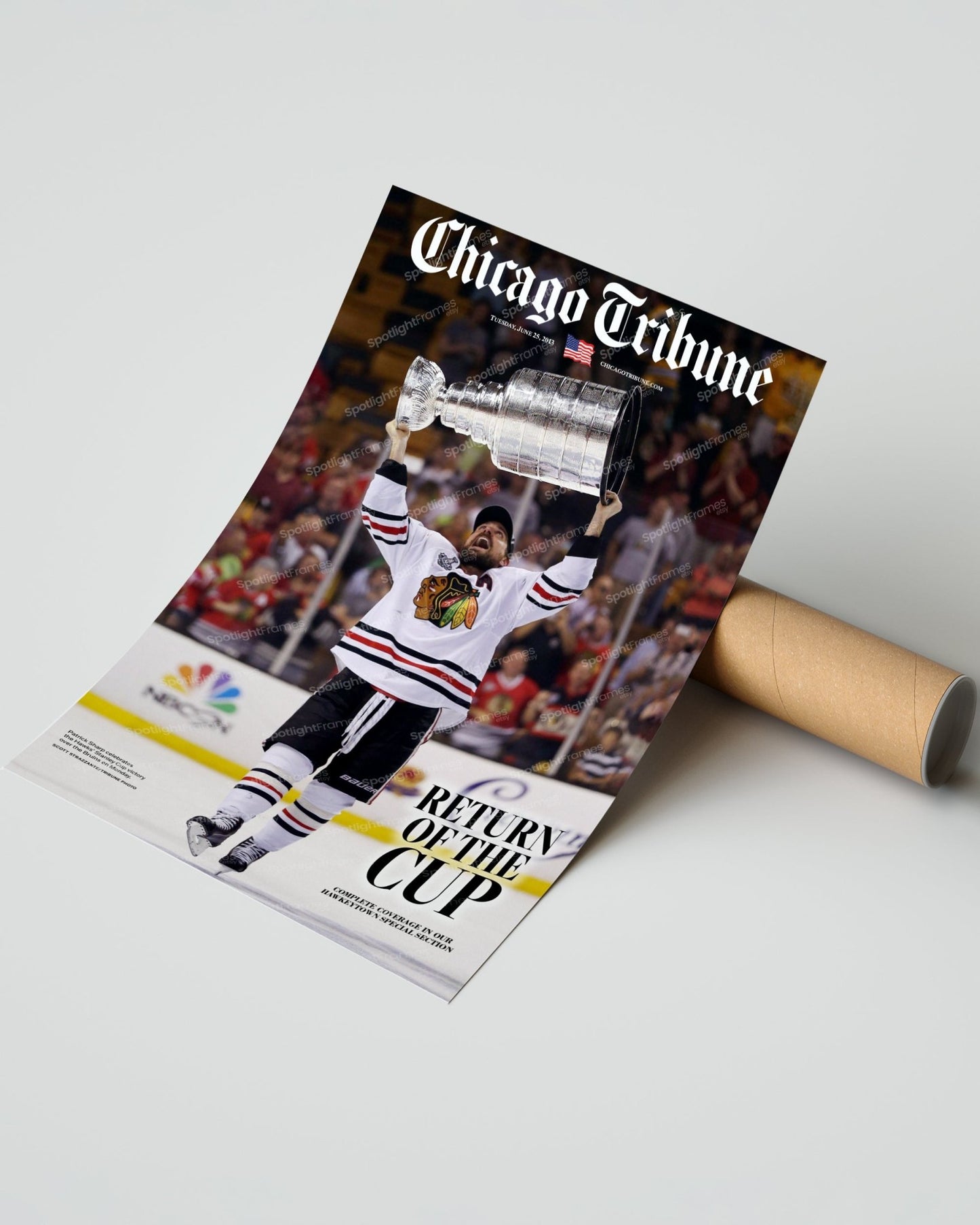 2013 Louisville Cardinals NCAA College Men’s Basketball Champions Framed Front Page Newspaper Print - TitleGameFrames.com