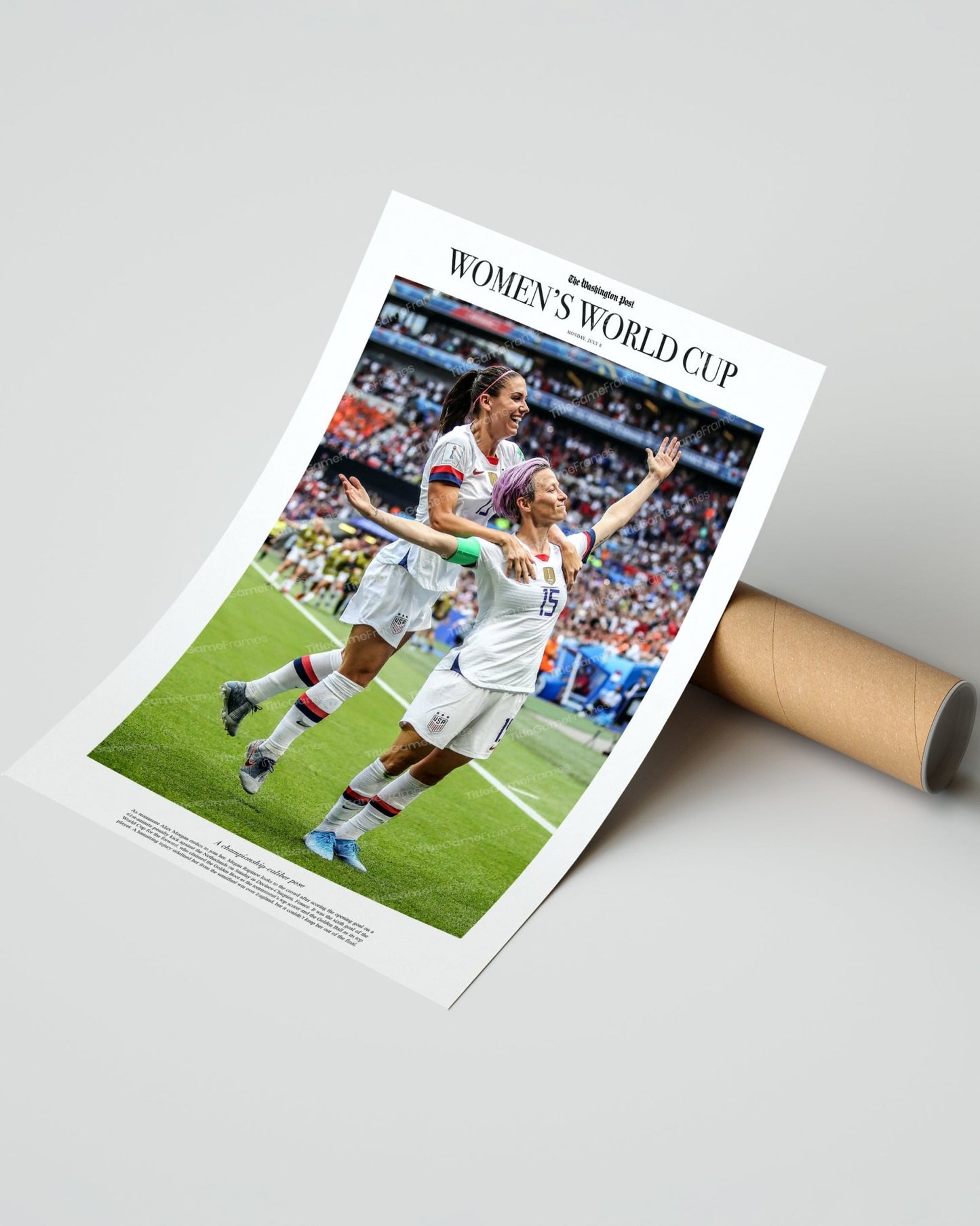 2019 FIFA Women’s World Cup Framed Print - TitleGameFrames.com