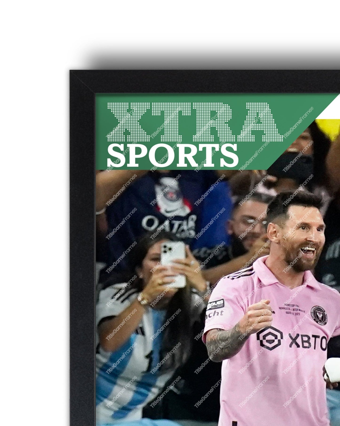 2023 Inter Miami CF Leagues Cup Champions 'VIVA MIAMI!' Framed Newspaper - Title Game Frames