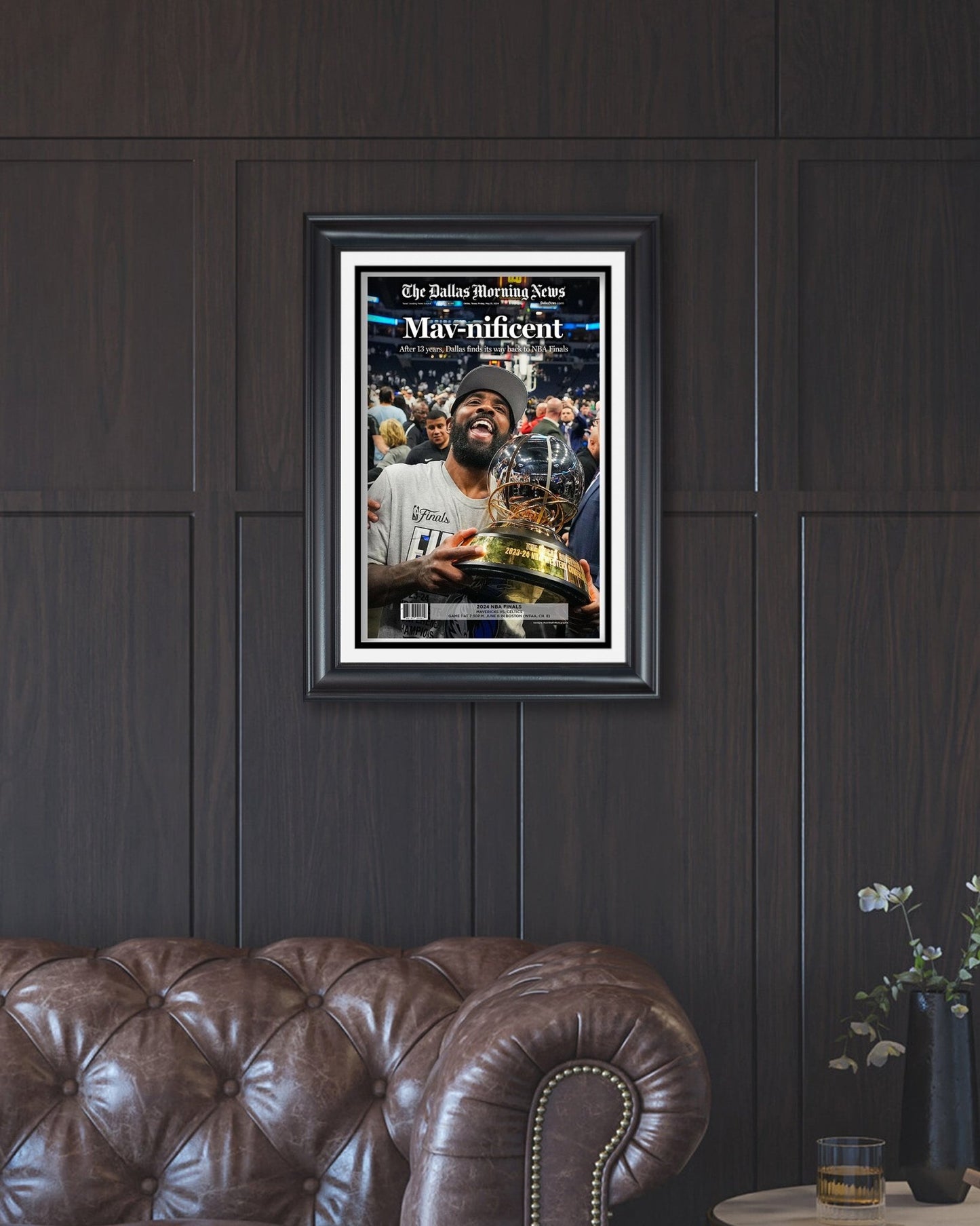 2024 Dallas Mavericks Western Conference Champions Commemorative Newspaper - Mavnificent - Title Game Frames