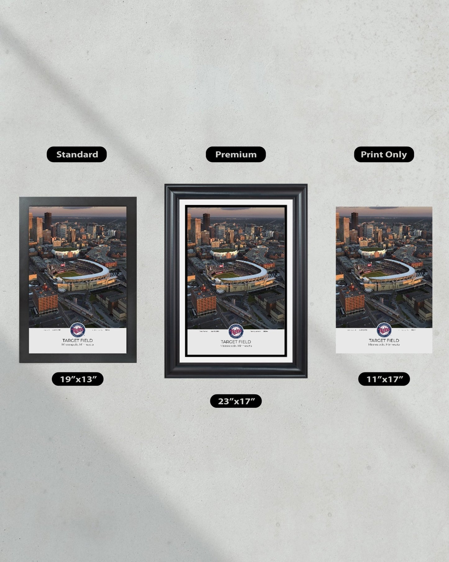 Minnesota Twins Target Field Framed Print - Title Game Frames