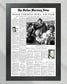 1972 Dallas Cowboys Super Bowl VI Champions Framed Front Page Newspaper Print - Title Game Frames
