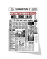 1977 Liverpool Football "Well Done Lads!" European Cup Champions Framed Newspaper - TitleGameFrames.com