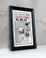 1977 Liverpool Football "Well Done Lads!" European Cup Champions Framed Newspaper - TitleGameFrames.com