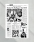 1977 Oakland Raiders Super Bowl XI Champions Framed Front Page Newspaper Print - Title Game Frames