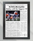 1978 Dallas Cowboys Super XII Champions Framed Front Page Newspaper Print - Title Game Frames