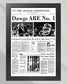 1980 Georgia Bulldogs National Champions Framed Front Page Newspaper Print UGA - Title Game Frames