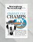 1980 New York Islanders Stanley Cup Victory - Commemorative Framed Newspaper - Title Game Frames
