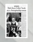 1981 Boston Celtics NBA Champion Framed Front Page Newspaper Print - Title Game Frames