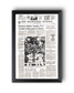1982 Milwaukee Brewers American League Championship Series Framed Front Page Newspaper Print “Winner Today Goes to Series” - TitleGameFrames.com
