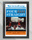 1983 New York Islanders Four Straight Stanley Cup Victory - Exclusive Framed Newspaper - Title Game Frames