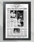 1987 Los Angeles Lakers NBA Champion Framed Front Page Newspaper Print - Title Game Frames