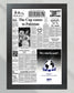 1992 Pakistan's Historic Cricket World Cup Victory Framed Newspaper - Title Game Frames