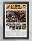 1992 Pittsburgh Penguins Framed Stanley Cup Champions Front Page Newspaper Print Mario Lemieux Civic Arena Igloo - Title Game Frames