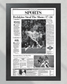 1992 Washington Commanders Super Bowl XXVI Framed Front Page Newspaper - Title Game Frames