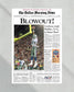 1993 Dallas Cowboys Super Bowl Champions Framed Front Page Newspaper Print - Title Game Frames