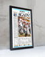1993 LSU Tigers ‘AGAIN!’ - College World Series Champions Framed Newspaper Print - TitleGameFrames.com
