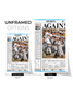 1993 LSU Tigers ‘AGAIN!’ - College World Series Champions Framed Newspaper Print - TitleGameFrames.com