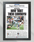 1994 Dallas Cowboys Super Bowl Champion Framed Newspaper Cover Print Cowboy Stadium - Title Game Frames