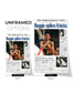 1994 Indiana Pacers “Reggie Spikes Knicks” The Original Choke Sign Framed Newspaper - TitleGameFrames.com