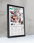 1994 Oklahoma Sooners “Booming Sooners Celebrate” College World Series Champions Framed Newspaper - TitleGameFrames.com