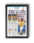 1996 LSU Tigers ‘AND AGAIN!’ - College World Series Champions Framed Print - TitleGameFrames.com