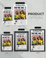1997 Michigan Wolverines Rose Bowl Champions: 'WE'RE NO. 1' - Framed Newspaper Print - Title Game Frames