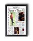 1997 Tiger Woods Masters Champion Framed Front Page Newspaper Print - TitleGameFrames.com