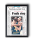 2000 Indiana Pacers Eastern Conference Winners "Final Step" Framed Newspaper - TitleGameFrames.com