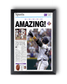 2000 LSU Tigers 'AMAZING!' College World Series Champions Framed Newspaper Print - TitleGameFrames.com