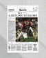 2000 Oklahoma Sooners National Champions 'A Return to Glory' Framed Newspaper - TitleGameFrames.com