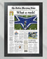 2002 Emmitt Smith Rushing Record Framed Front Page Newspaper Print - TitleGameFrames.com