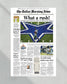 2002 Emmitt Smith Rushing Record Framed Front Page Newspaper Print - TitleGameFrames.com