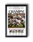 2002 Ohio State Buckeyes National Champions Framed Front Page Newspaper - TitleGameFrames.com