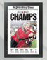 2003 Tampa Bay Buccaneers Super Bowl Champion Framed Newspaper Front Page Print - Title Game Frames