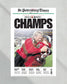 2003 Tampa Bay Buccaneers Super Bowl Champion Framed Newspaper Front Page Print - Title Game Frames