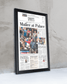 2004 Malice at the Palace Pacers vs. Pistons Brawl Framed Newspaper: - TitleGameFrames.com