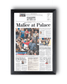 2004 Malice at the Palace Pacers vs. Pistons Brawl Framed Newspaper: - TitleGameFrames.com