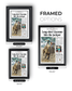 2005 Kentucky Derby “Long - Shot Giacomo Hits the Jackpot” Winner Framed Front Page Newspaper - TitleGameFrames.com