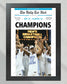 2005 North Carolina Tar Heels NCAA College Basketball Champions Framed Front Page Newspaper Print - TitleGameFrames.com