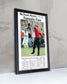 2005 Tiger Woods Masters Champion 'Fantastic Four' Framed Newspaper - TitleGameFrames.com