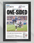 2006 Florida Gators College Football Champions 'One Sided' Framed Newspaper - TitleGameFrames.com