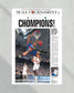 2006 Florida Gators NCAA Basketball 'CHAMPIONS! Framed Newspaper - TitleGameFrames.com