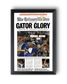 2006 Florida Gators NCAA Basketball Champions 'GATOR GLORY' Framed Newspaper - TitleGameFrames.com