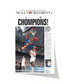 2006 Florida Gators NCAA College Basketball 'CHOMPIONS!' Framed Newspaper - TitleGameFrames.com