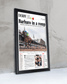 2006 Kentucky Derby "Barbaro in a Romp"Framed Front Page Newspaper - TitleGameFrames.com