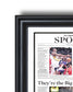 2006 Kobe Bryant 81 Point Game Framed Newspaper Front Page Print - Title Game Frames