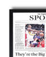 2006 Kobe Bryant 81 Point Game Framed Newspaper Front Page Print - Title Game Frames