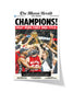 2006 Miami Heat NBA Champion Framed Newspaper Front Page Newspaper Print Pat Riley Dwyane Wade - Title Game Frames