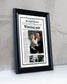 2006 Phil Mickelson Masters Champion 'Winning pair' Framed Newspaper - TitleGameFrames.com